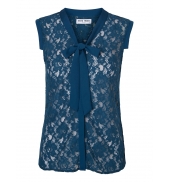 Vero Moda Tina SL Top 10116974 Bleu