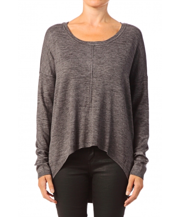 Vero Moda Glory Aura LS Zipper Blouse 10115665 Gris