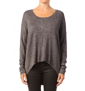 Vero Moda Glory Aura LS Zipper Blouse 10115665 Gris