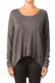 Vero Moda Glory Aura LS Zipper Blouse 10115665 Gris