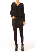 Vero Moda Wonder NW Short PU Skirt 10117232 Noir