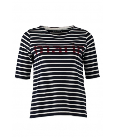 Petit Bateau Tee-shirt Marinière 1078949240 Bleu