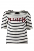 Petit Bateau Tee-shirt Marinière 1078949240 Blanc