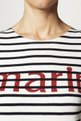 Petit Bateau Tee-shirt Marinière 1078949240 Blanc