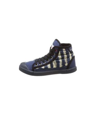 Little Marcel Baskets Samba Up Stripes Bleu