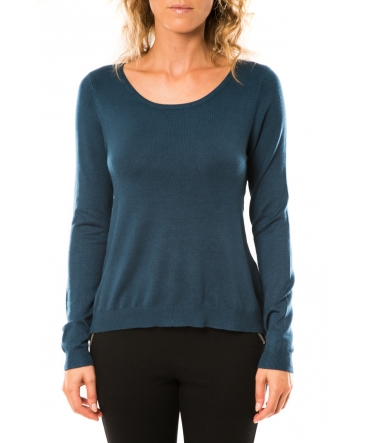 Vero Moda Glory Eve LS Zipper Blouse 10114841 Marine