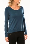 Vero Moda Glory Eve LS Zipper Blouse 10114841 Marine