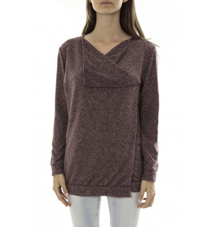 Vero Moda Norma Copenhagen LS Drapey Cardigan 10111324 Prune