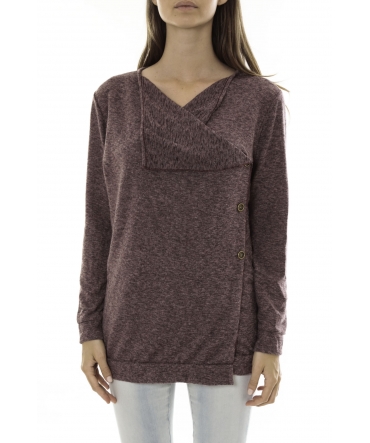 Vero Moda Norma Copenhagen LS Drapey Cardigan 10111324 Prune