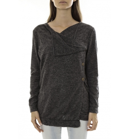 Vero Moda Norma Copenhagen LS Drapey Cardigan 10111324 Anthracite