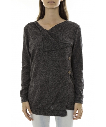 Vero Moda Norma Copenhagen LS Drapey Cardigan 10111324 Anthracite