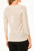 Vero Moda Shine 3/4 Boatneck 10122550 Beige