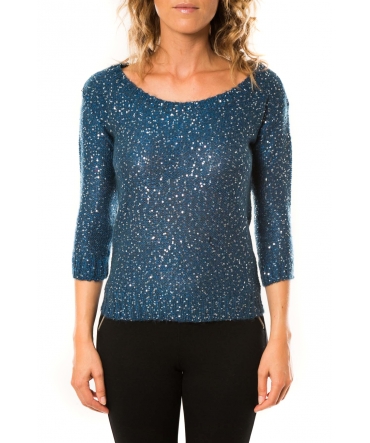 Vero Moda Shine 3/4 Boatneck 10122550 Marine