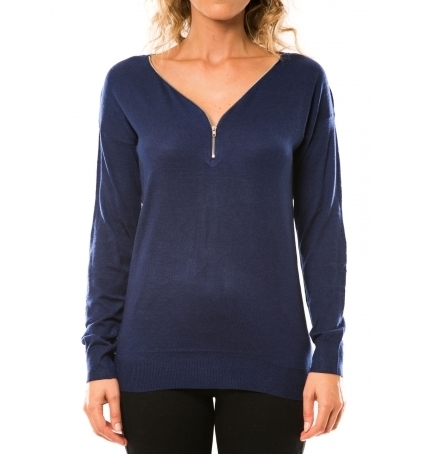 De Fil en Aiguille Pull Vintage Dressing 8307 Bleu