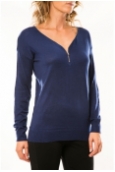 De Fil en Aiguille Pull Vintage Dressing 8307 Bleu