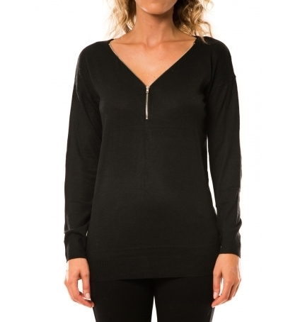 De Fil en Aiguille Pull Vintage Dressing 8307 Noir