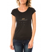 Lulu Castagnette T-shirt Chicos Noir