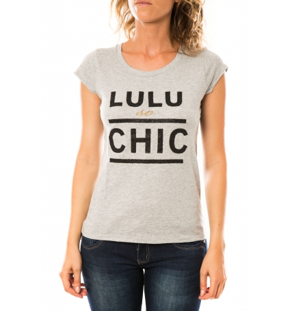 Lulu Castagnette T-shirt Chicos Gris