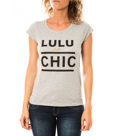 Lulu Castagnette T-shirt Chicos Gris