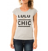 Lulu Castagnette T-shirt Chicos Gris