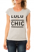 Lulu Castagnette T-shirt Chicos Gris