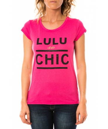 Lulu Castagnette T-shirt Chicos Rose