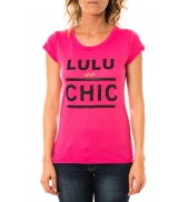 Lulu Castagnette T-shirt Chicos Rose