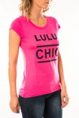 Lulu Castagnette T-shirt Chicos Rose