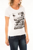 Lulu Castagnette T-shirt Mag Blanc