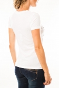 Lulu Castagnette T-shirt Mag Blanc