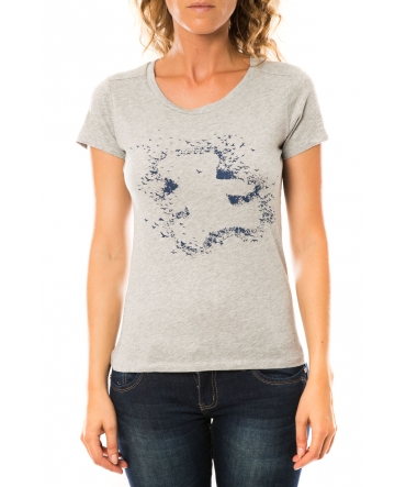 Lulu Castagnette T-shirt Troupe Gris