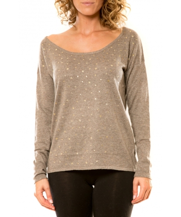 Vision de Rêve Pull 12030 Taupe