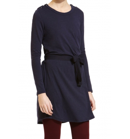 Petit Bateau Robe Manches Longues 1062413210 Bleu