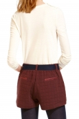 Petit Bateau T-shirt Manches Longues 1062252210 Écru