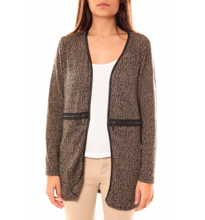 Nina Rocca Gilet L'Oasi Taupe