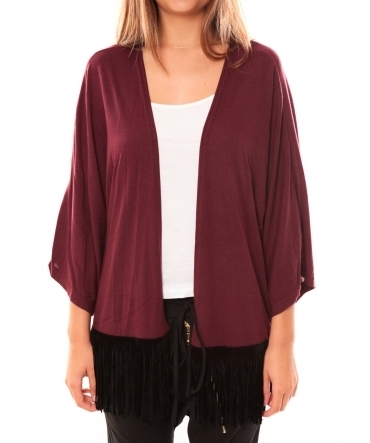 TCQB Gilet Elissa B538 Bordeaux