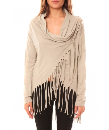 De Fil en Aiguille Pull Viki Beige