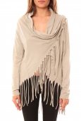 De Fil en Aiguille Pull Viki Beige