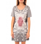 Coquelicot Robe Tunique CQTW14212 Gris