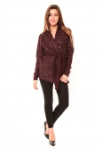 Vero Moda Zahra LS Wrap Cardigan 10114389 Prune