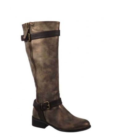 Les P'tites Bombes Bottes Yolaine Bronze