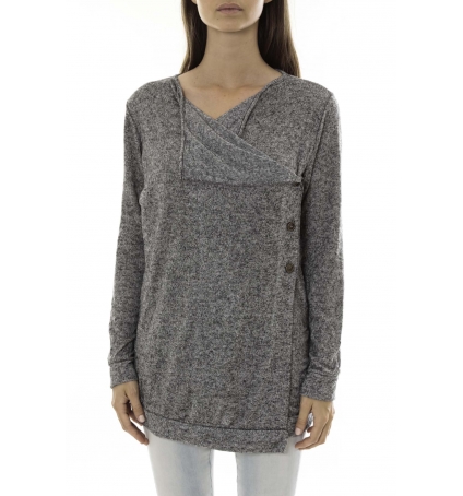 Vero Moda Norma Copenhagen LS Drapey Cardigan 10111324 Gris