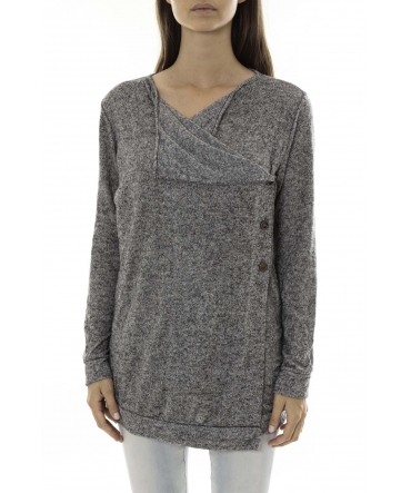 Vero Moda Norma Copenhagen LS Drapey Cardigan 10111324 Gris