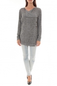 Vero Moda Norma Copenhagen LS Drapey Cardigan 10111324 Gris