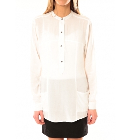 Vero Moda Alec L/S Tunic W/Out Top Pockets 10097849 Blanc