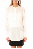 Vero Moda Alec L/S Tunic W/Out Top Pockets 10097849 Blanc