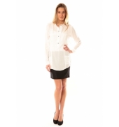 Vero Moda Alec L/S Tunic W/Out Top Pockets 10097849 Blanc