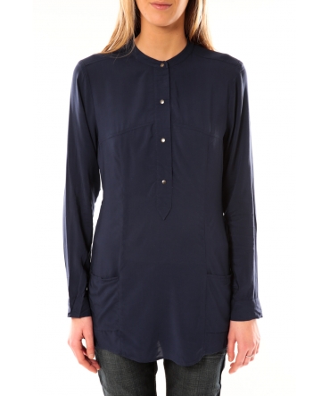 Vero Moda Alec L/S Tunic W/Out Top Pockets 10097849 Bleu