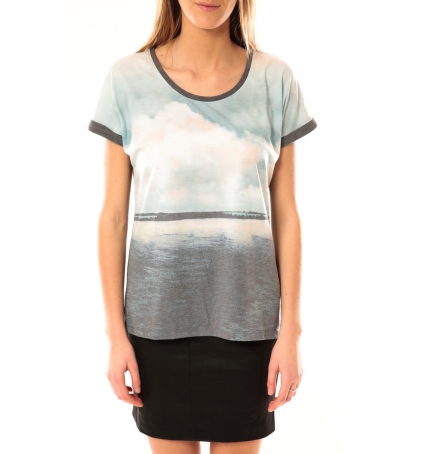 Vero Moda Cloud SS Top 10096122 Gris