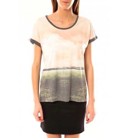 Vero Moda Cloud SS Top 10096122 Mahogany